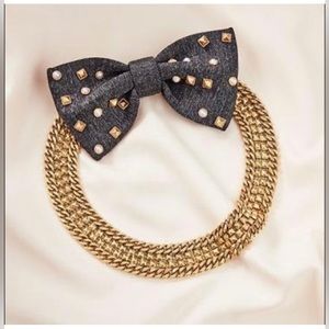 Stella & Dot Crush It Bow Necklace